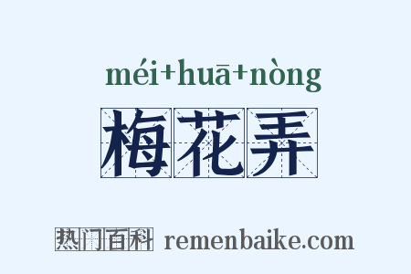 梅花弄是什么意思的图片
